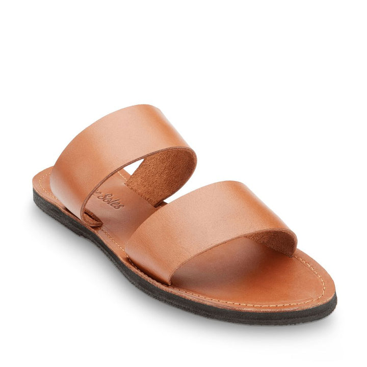 The OPHELIA Leather Slide Sandal-0