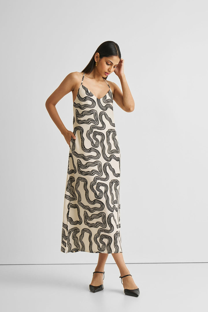 MAZE Midi Slip Dress