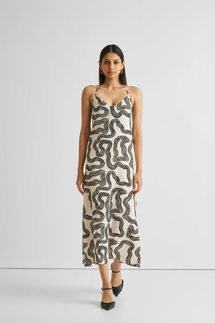 MAZE Midi Slip Dress