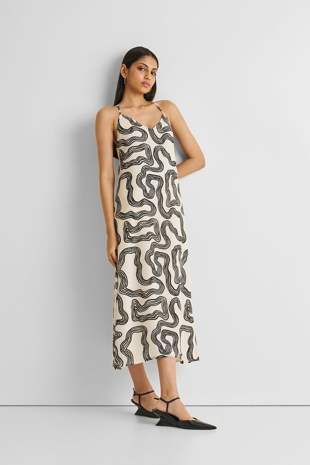 MAZE Midi Slip Dress