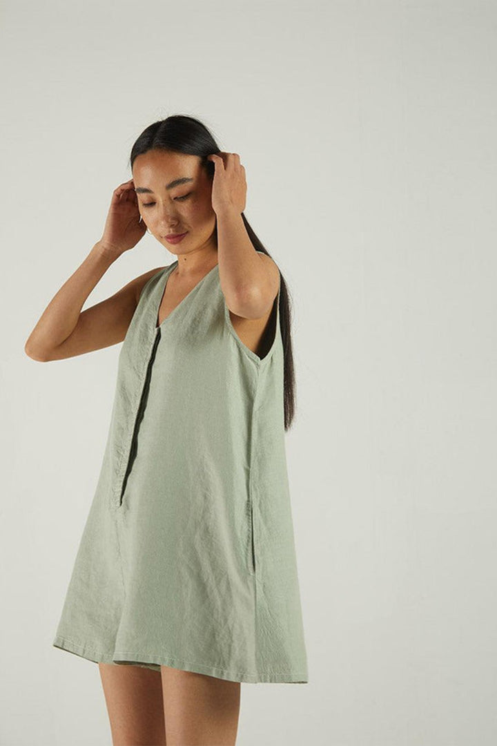 ROMP & PLAY Romper | Light Olive