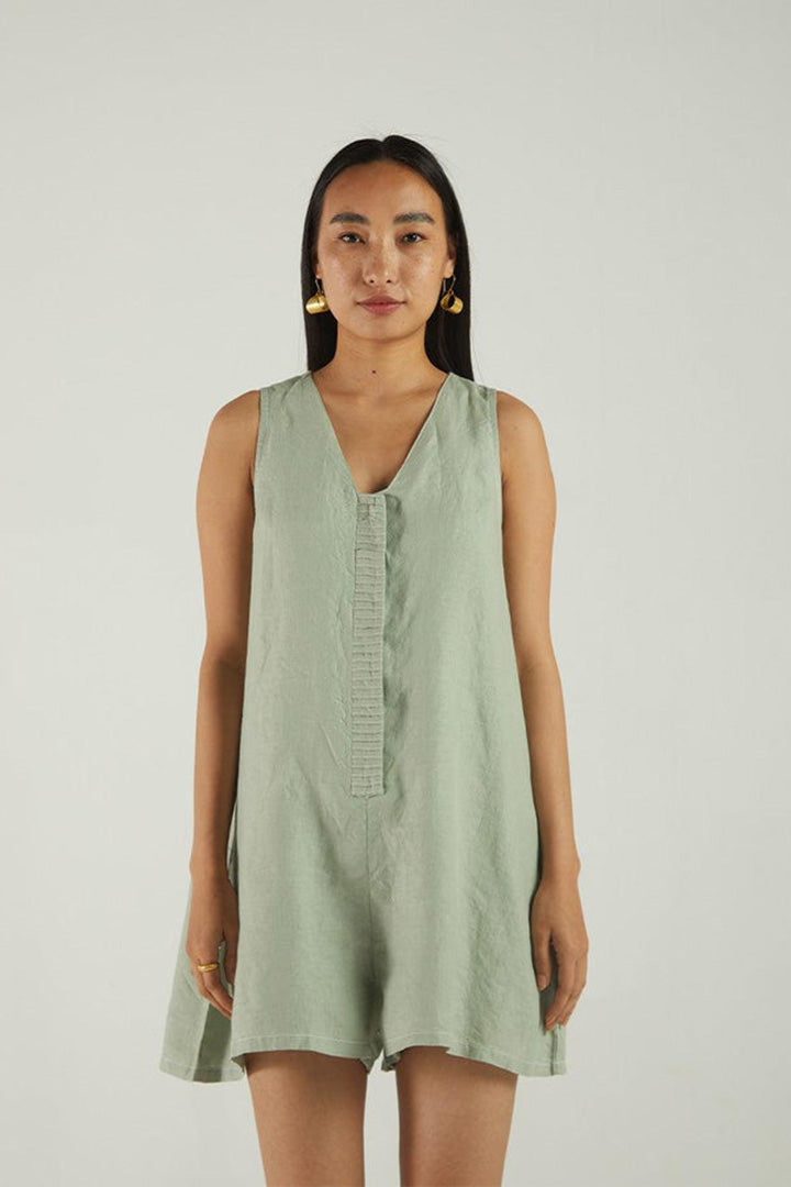 ROMP & PLAY Romper | Light Olive