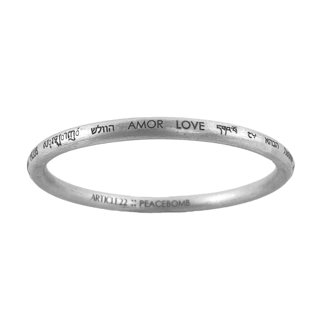 New LOVE ALL AROUND Bangle-by-ARTICLE22-Finally Bliss