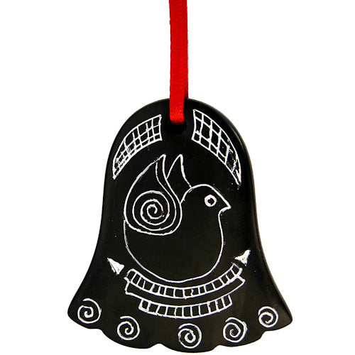 Coal Bell Ornament from Colombia-0