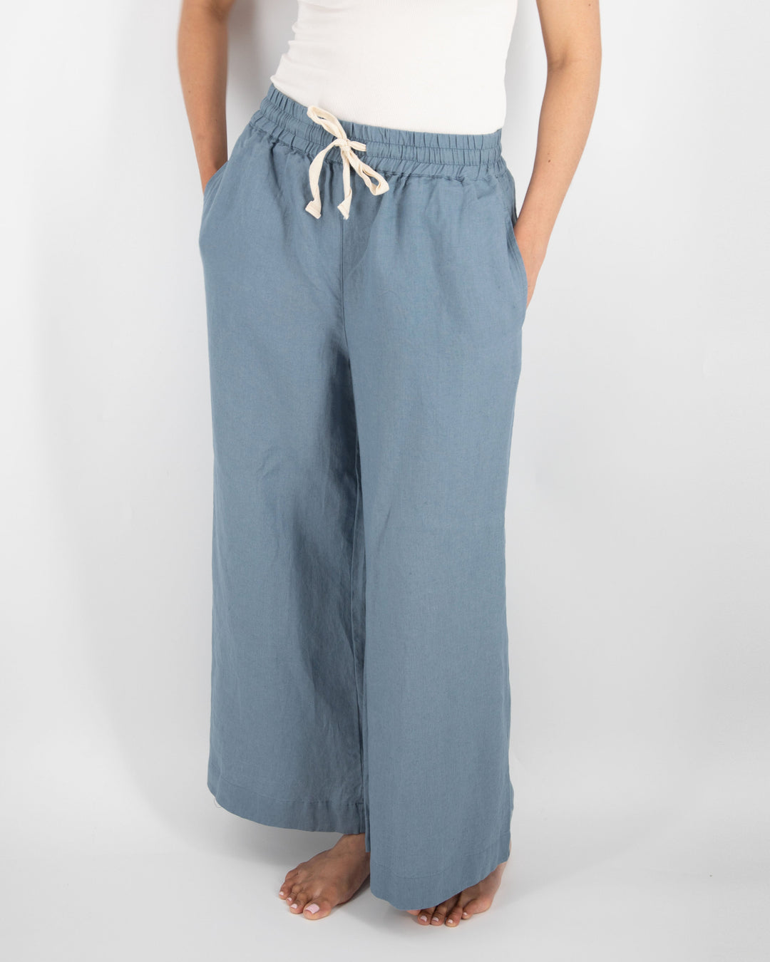 AVA Wide Leg Linen Pant