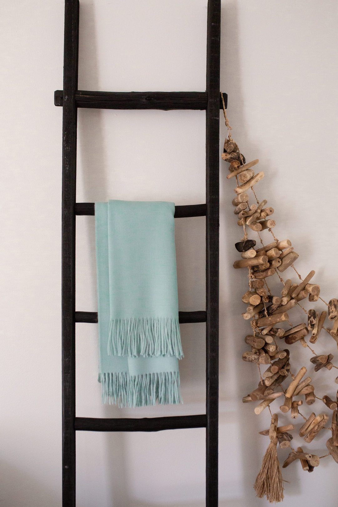 ESENCIA Alpaca Throw | Sky Blue