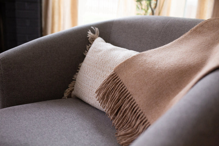 ENCANTO Alpaca Throw | Sandy Beige