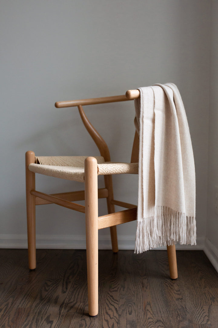 ENCANTO Alpaca Throw | Alabaster