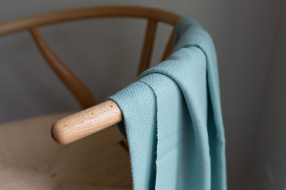 ESENCIA Alpaca Throw | Sky Blue