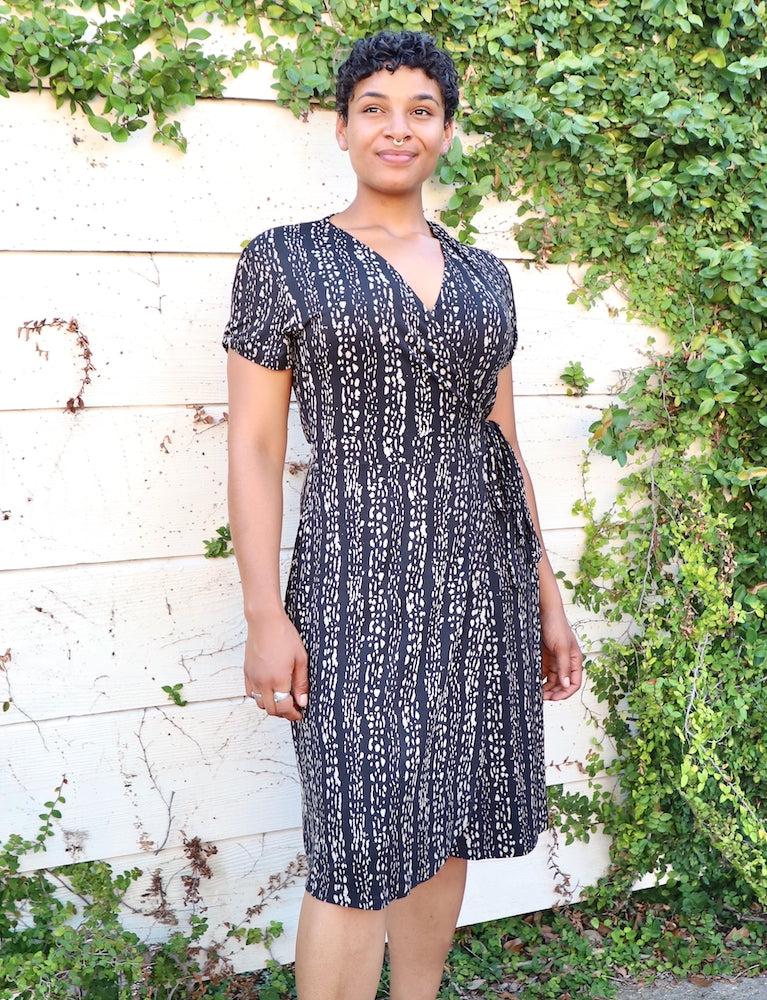 CHEYENNE Organic Wrap Dress