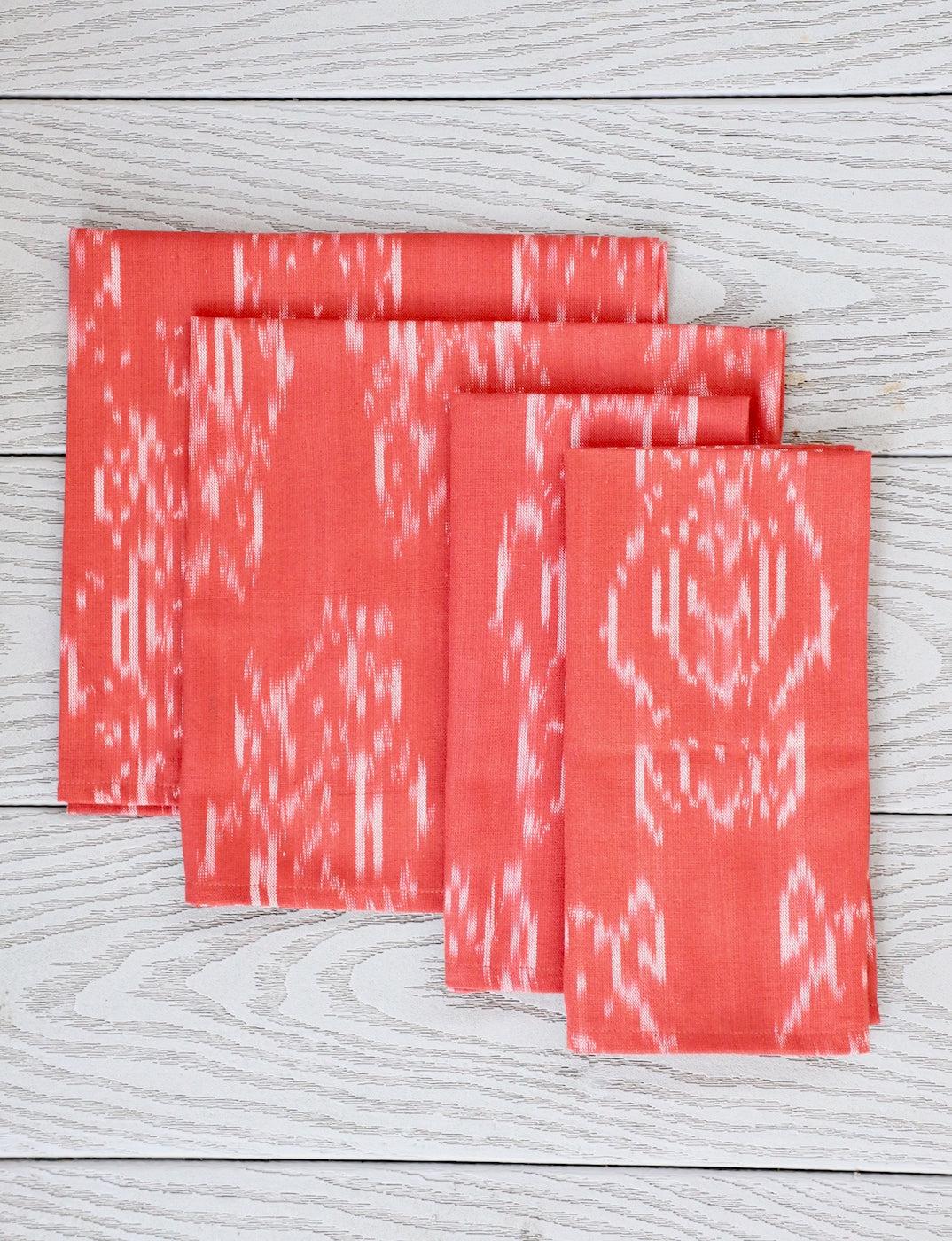 SALSA RED Cloth Napkins | Set of 4