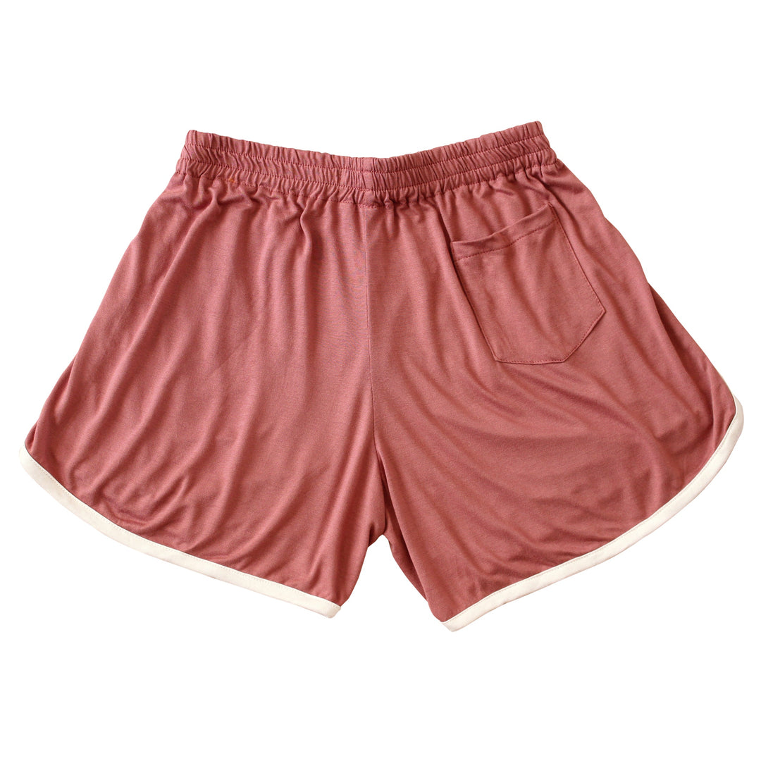 GIRL Seaside Runner Bamboo Shorts | Desert Rose