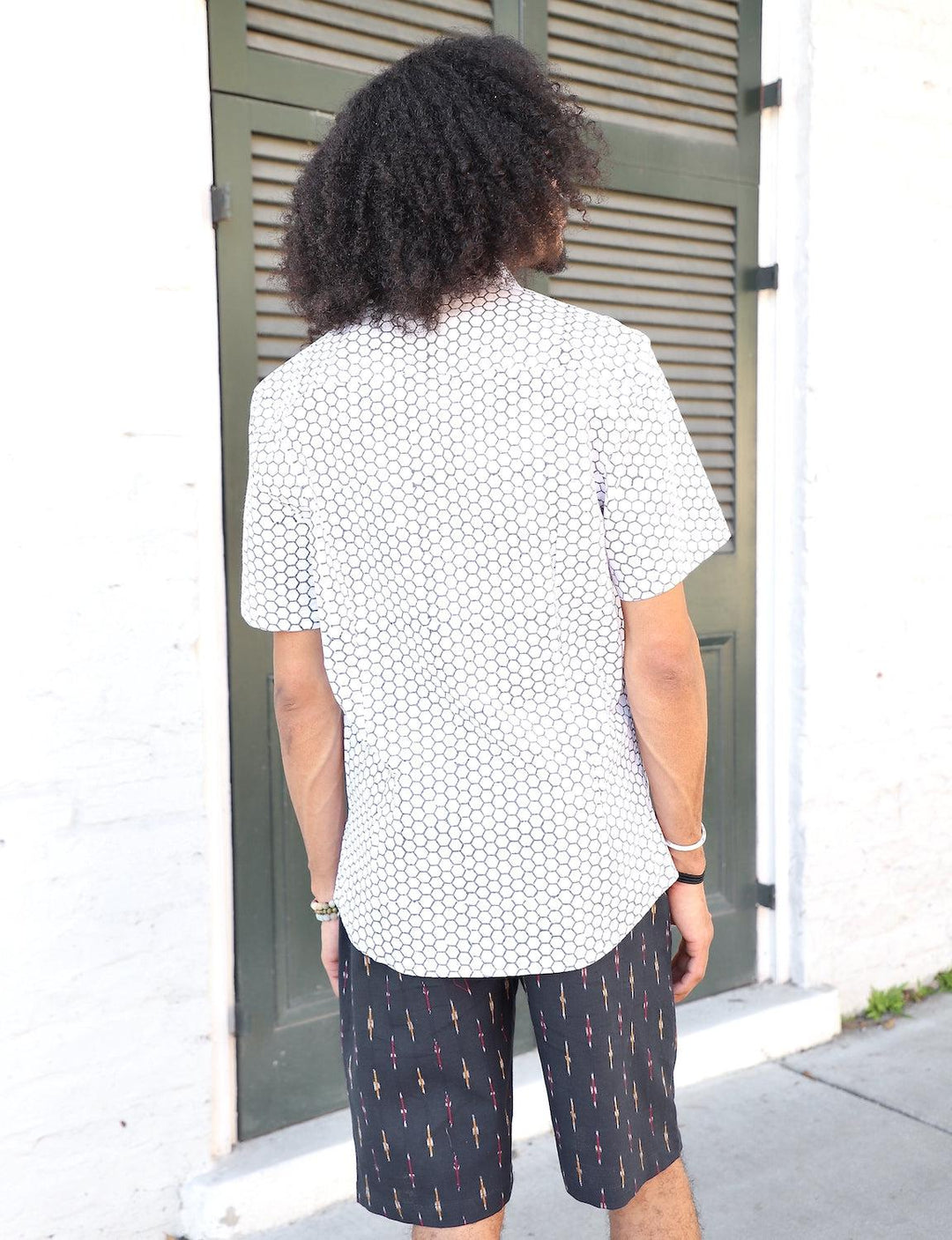 HONEYCOMB Organic Cotton Men's Button Down Shirt