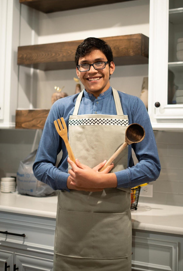 Men's Full-Length KUFFIYEH Apron