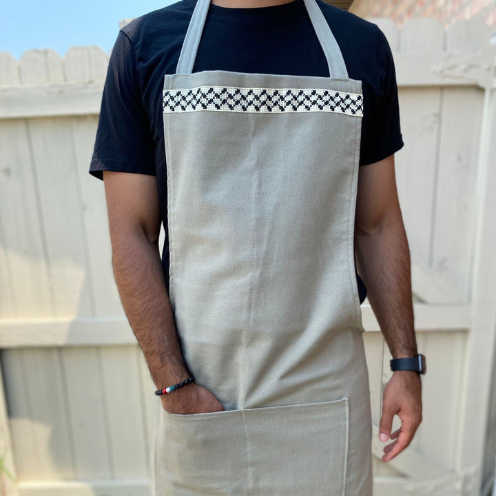 Men's Full-Length KUFFIYEH Apron