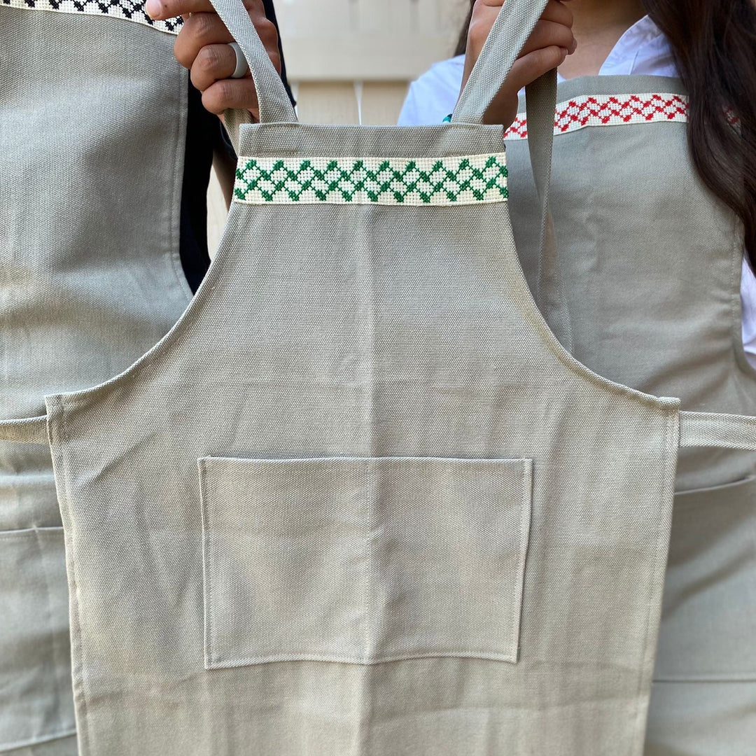 Adult & Child Bundle of 2 | Full-Length KUFFIYEH Apron