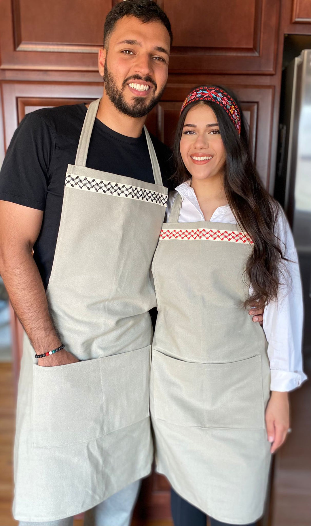 Women's Full-Length KUFFIYEH Apron