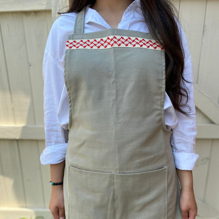 Women's Full-Length KUFFIYEH Apron