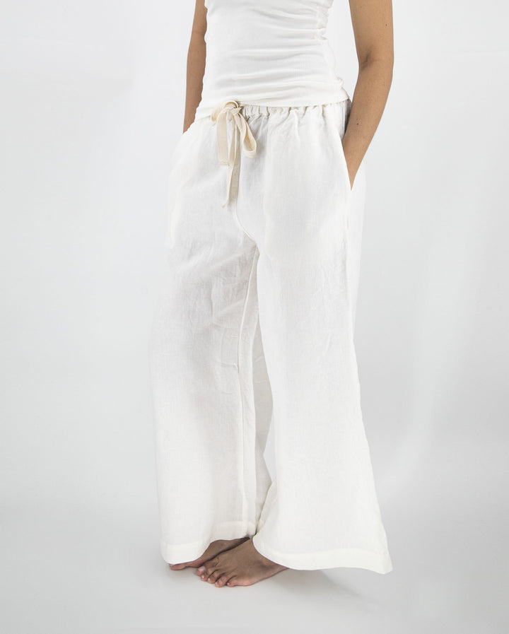 AVA Wide Leg Linen Pant