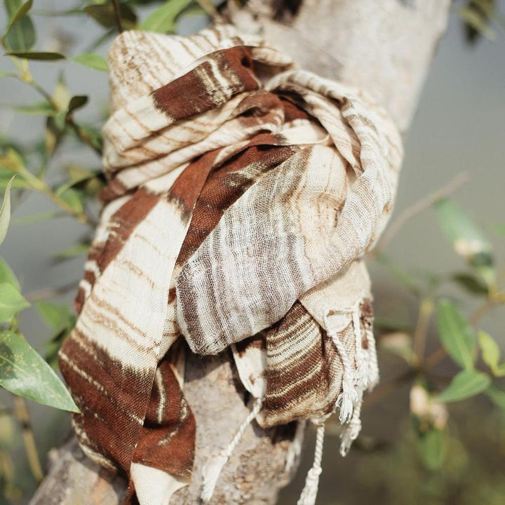 SALAM Handwoven Cotton Scarf-by-BrunnaCo-Finally Bliss