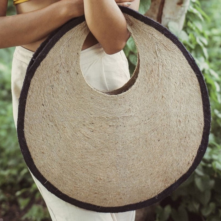 SOLO Halo Jute Straw Bag-by-BrunnaCo-Finally Bliss