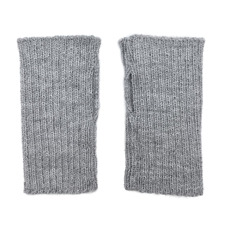 Gray MINIMALIST Alpaca Gloves