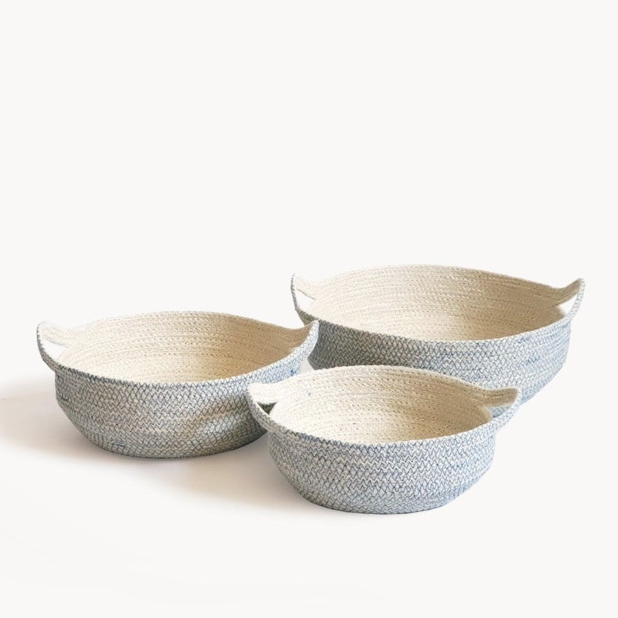 Amari Fruit Bowl - Blue (Set of 3)-by-KORISSA-Finally Bliss