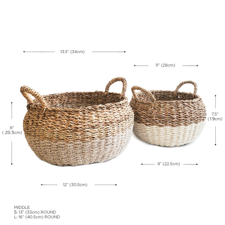 ULA Floor Basket | Natural-by-KORISSA-Finally Bliss