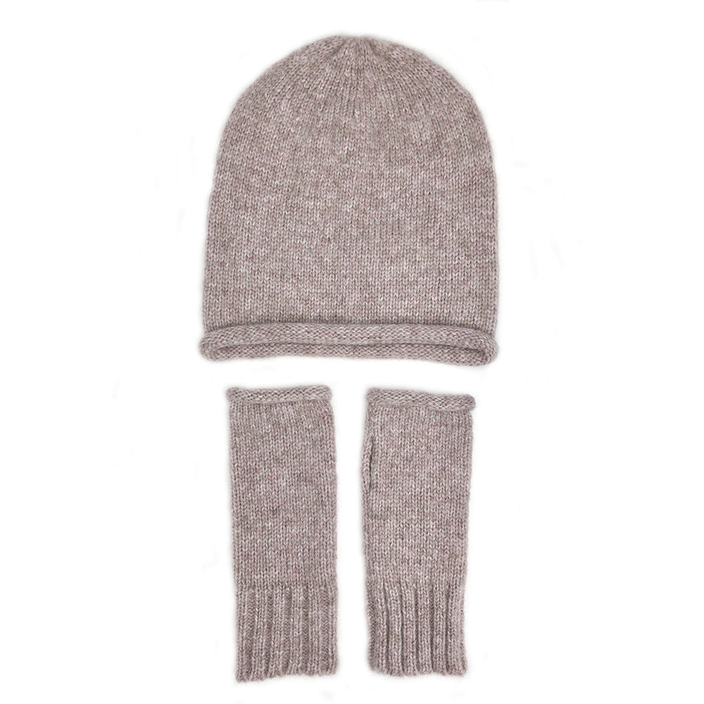 Blush ESSENTIAL Knit Alpaca Beanie-2