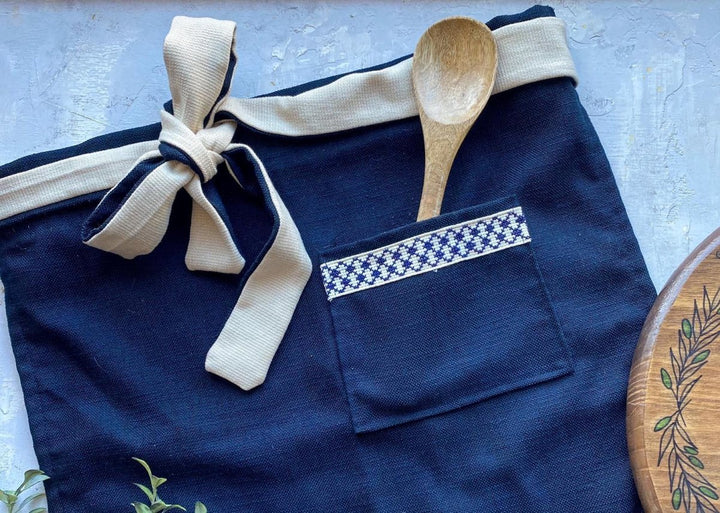 KUFFIYEH Apron | Blue