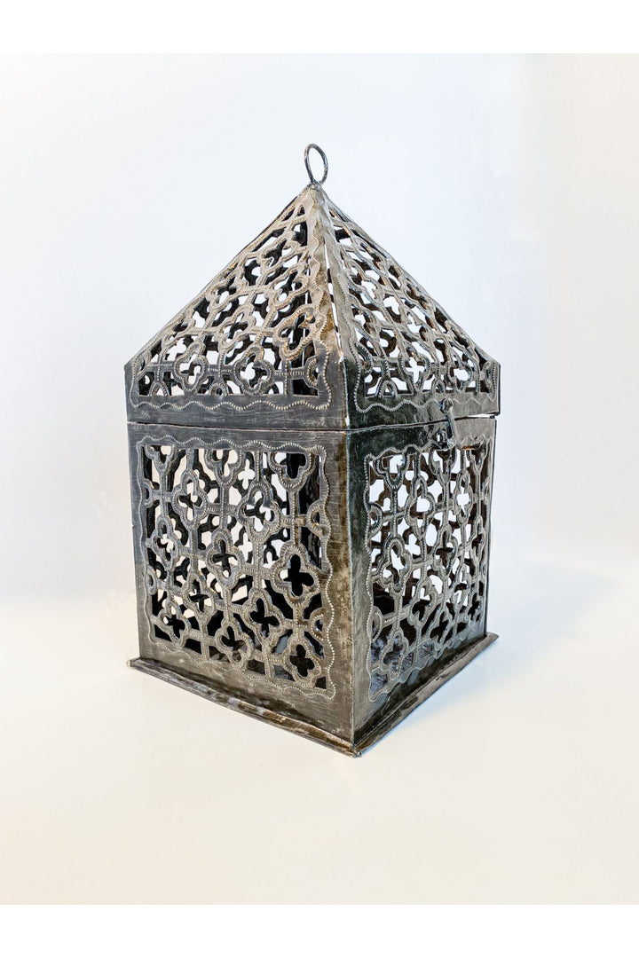 RECYCLED Metal Lantern