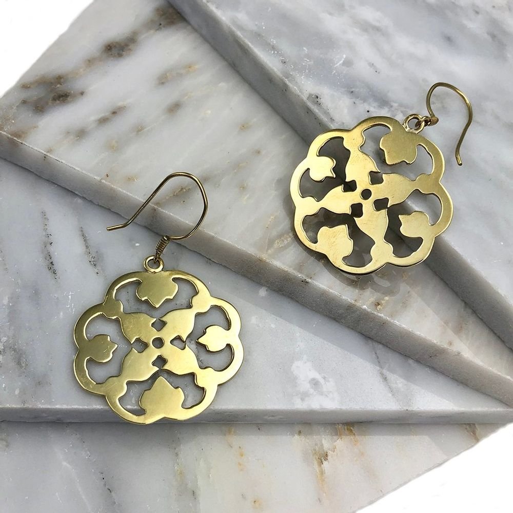 Clover Bombshell Earrings-by-SLATE + SALT-Finally Bliss