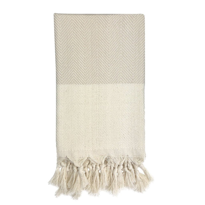 Herringbone Turkish Hand Towel-by-SLATE + SALT-Finally Bliss