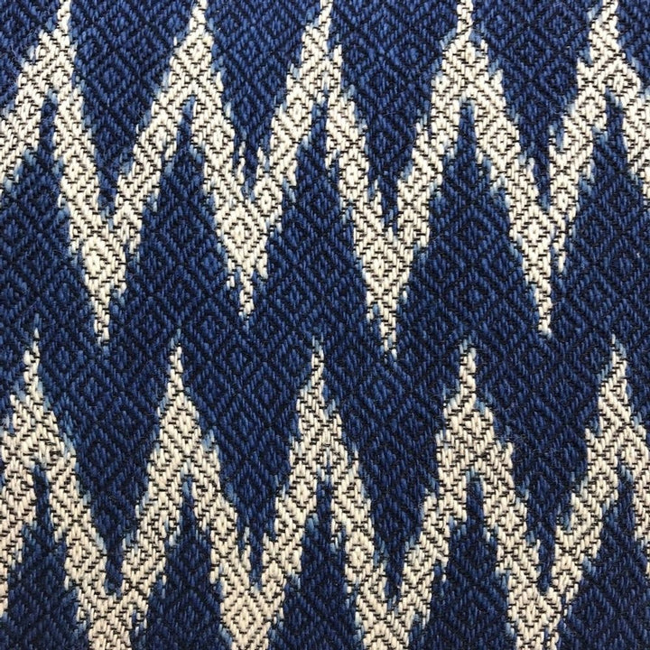 Indigo Chevron Pillow Cover-by-SLATE + SALT-Finally Bliss