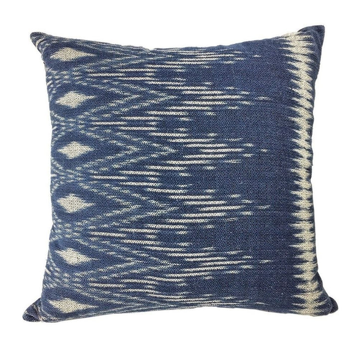 Indigo Ikat Pillow Cover-by-SLATE + SALT-Finally Bliss