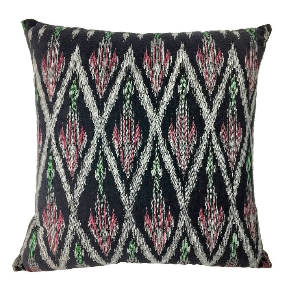 Tribal Ikat Pillow Cover-by-SLATE + SALT-Finally Bliss